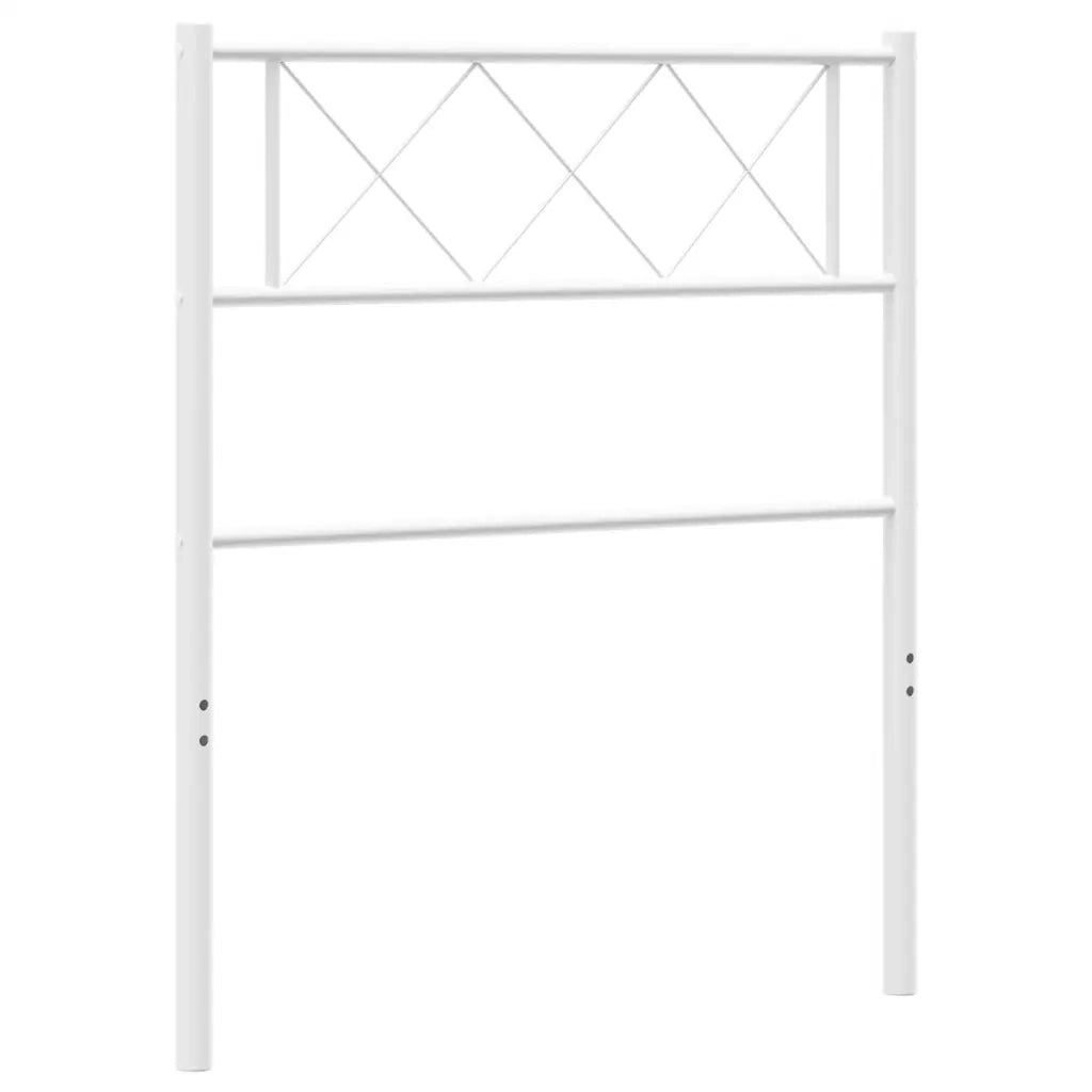 Testiera di Ricambio in Metallo Bianco 75 cm 372352