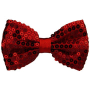 Trade Shop - Papillon Paillettes Bordeaux Paillette Raso Cravattino Farfallino Cravatta -