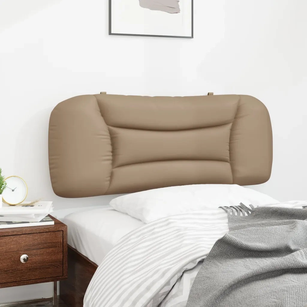 Cuscino Testiera Hvar Cappuccino 100 cm in Similpelle 374560