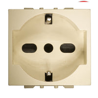 Presa universale 2p+t p17/p30 unel shuko bivalente 2050