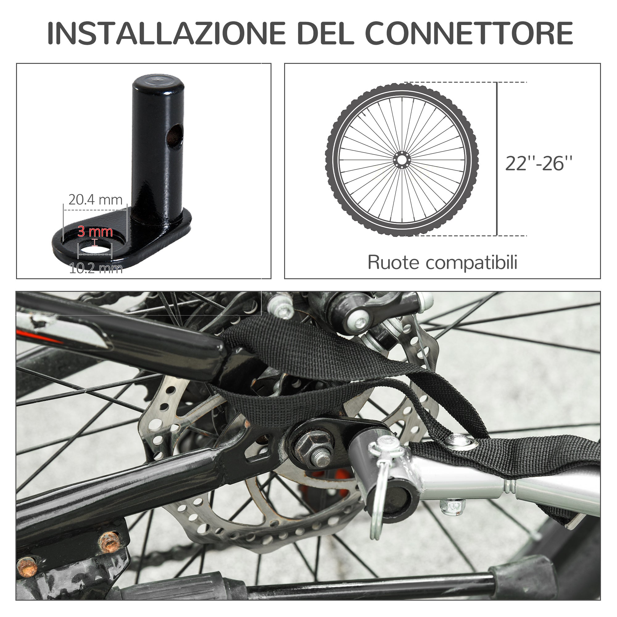 Easycomfort Rimorchio Bici Bambini con 2 Posti, 2 Cinture di Sicurezza, Telaio in Acciaio e Copertura in Tessuto Oxford Arancione