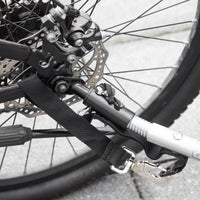 Easycomfort Rimorchio Bici per Bambini Passeggino, Design 2 in 1 con Freno, Cintura a 5 Punti e Tasche Laterali, Riflettori, 116-142Lx75Px101Acm, Multicolore