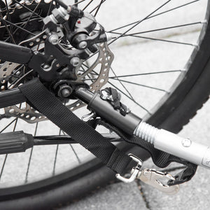 Easycomfort Rimorchio Bici per Bambini Passeggino, Design 2 in 1 con Freno, Cintura a 5 Punti e Tasche Laterali, Riflettori, 116-142Lx75Px101Acm, Multicolore