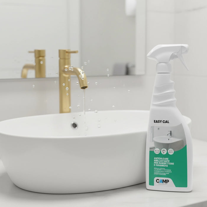 Kit 6 easy cal da 750 ml spray anticalcare brillantante antigoccia