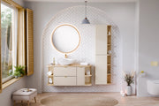 Set mobili bagno 120 cm con piano Dalia Cashmere 120 x 1401 x 46 cm