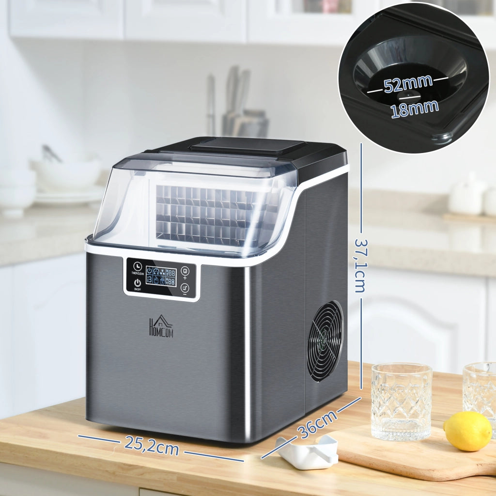 Macchina per Ghiaccio ¨C Xylo ¨C 20kg/24h, Serbatoio 2,3L, Nero