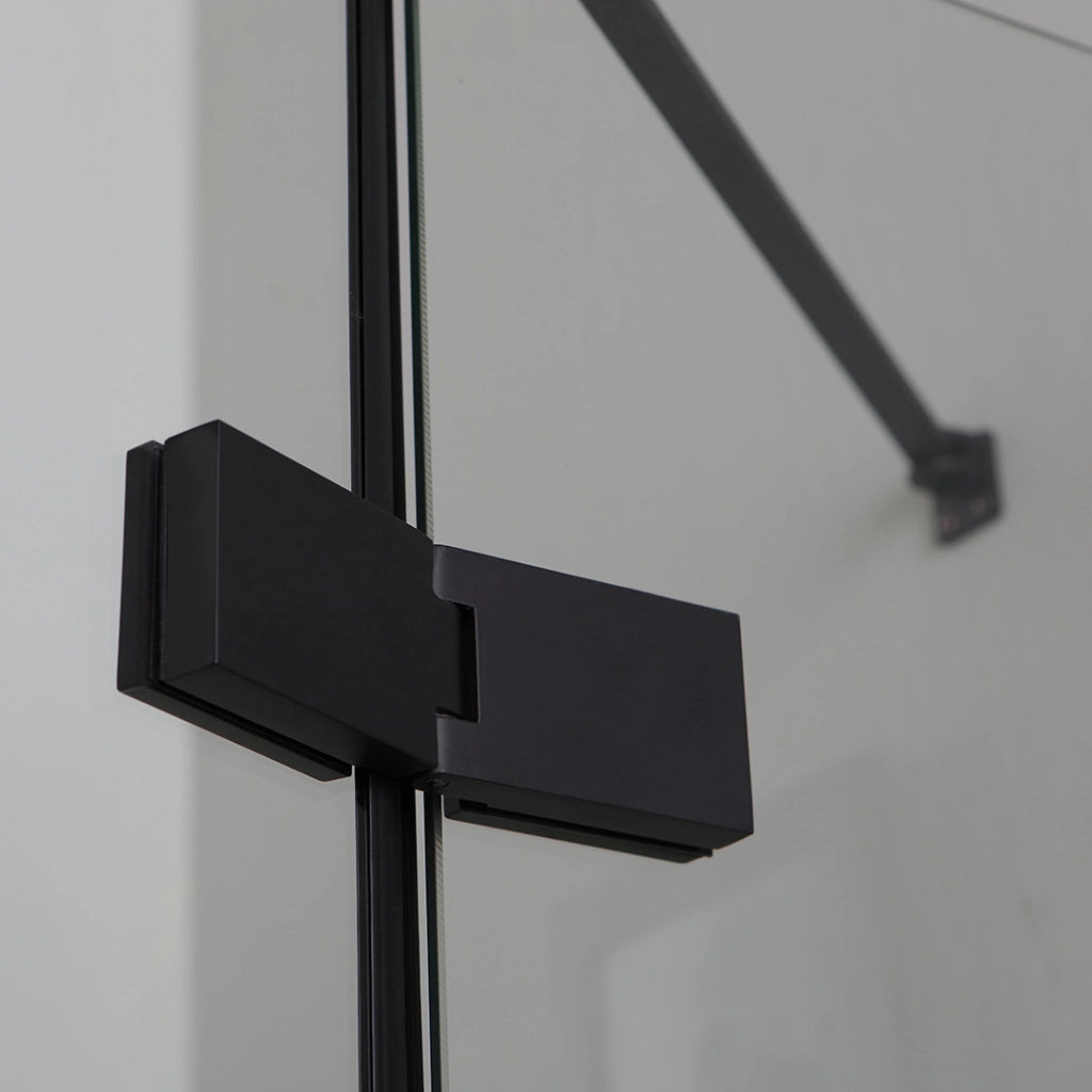 Box doccia 90x90 cm nero opaco