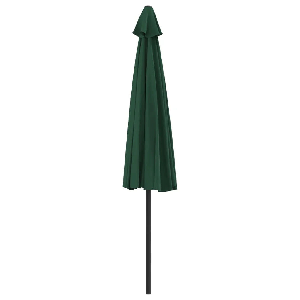 Ombrellone da balcone con palo in alluminio verde 300 x 150 cm mezzo 02_0008309