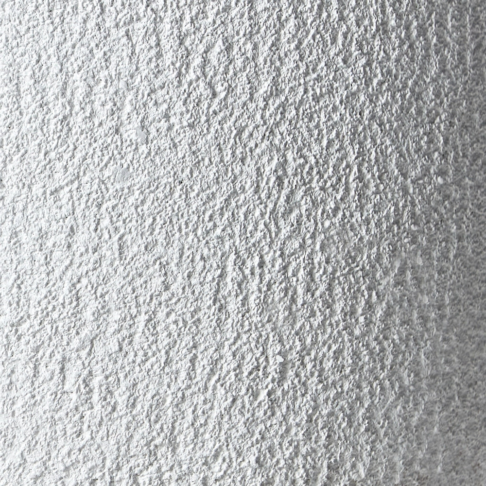 Vaso da fiori in argilla bianco sporco 55 x 55 x 53 cm per interni ed esterni resistente alle intemperie
