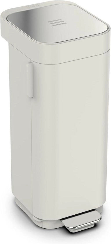 Pedaalemmer 40L con porta facile da aprire e sensibile al dito - Colore Cemento - html. Pedaalemmer 50L