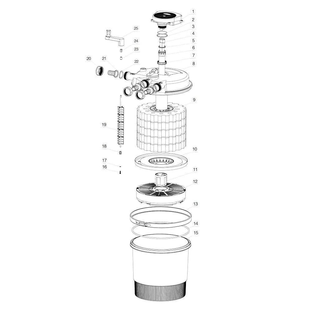 Filtro a pressione UVC da 36 Watt per stagni fino a 40.000 litri 16_0001931