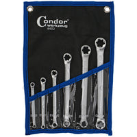 KIT CHIAVI POLIGONALI DOPPIE TORX-STAR CHIAVE SET 6pz E6-E24 CONDOR 4402