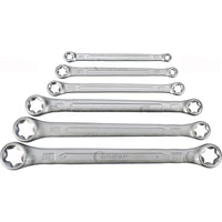 KIT CHIAVI POLIGONALI DOPPIE TORX-STAR CHIAVE SET 6pz E6-E24 CONDOR 4402