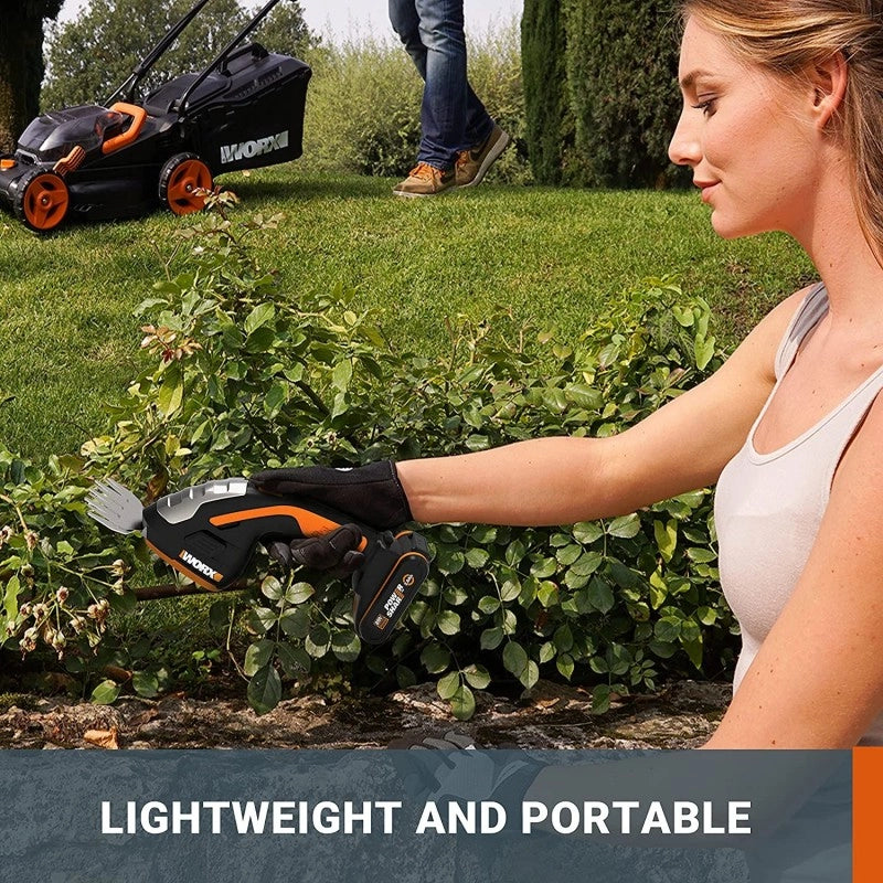 Forbice Tagliaerba e Tagliasiepi 4 in 1 20V senza Batteria per Rifinitura Giardino - Worx