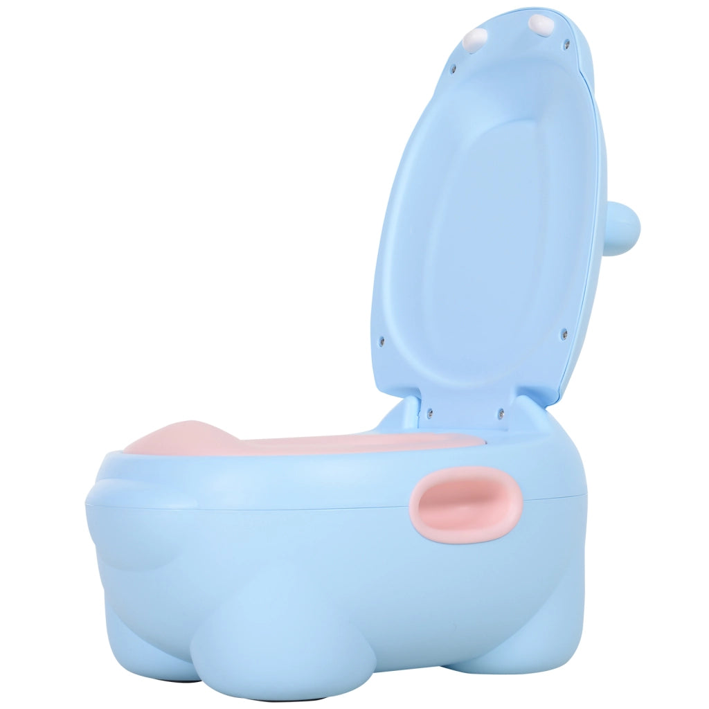 Orinalino per Bambini a Forma di Ippopotamo ¨C zephmum ¨C Blu 40x30x23 cm
