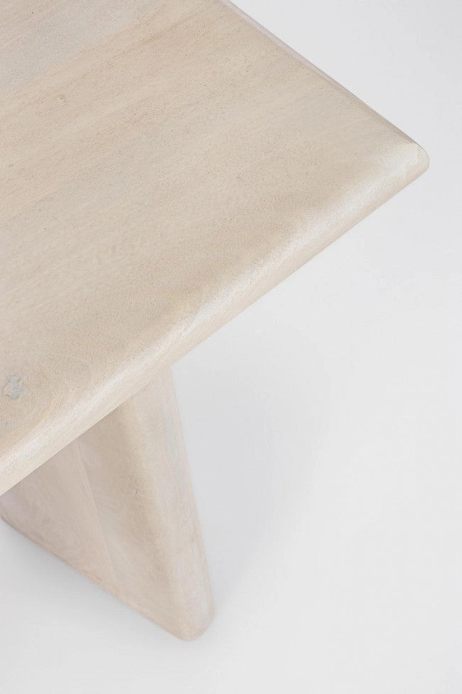 Consolle 130x40x75 cm Caffè White in Legno Naturale