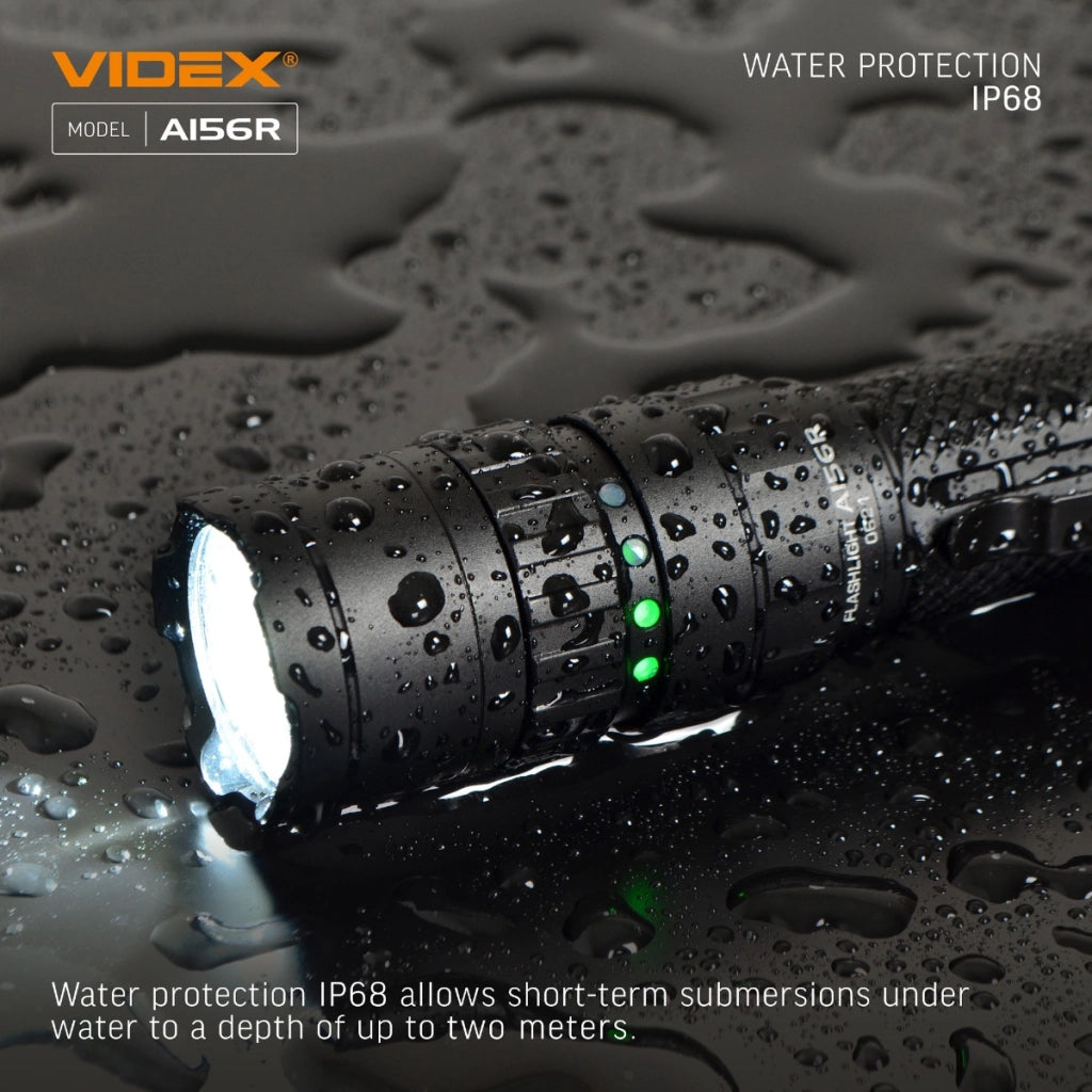 Torcia tattica Videx VLF-A156R 1700lm 210m IP68 USB-C