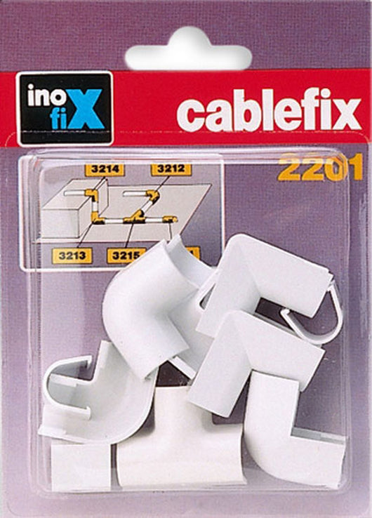 giunti x canalina inofix ( confezione 10pz) bianco cod:ferx.44041