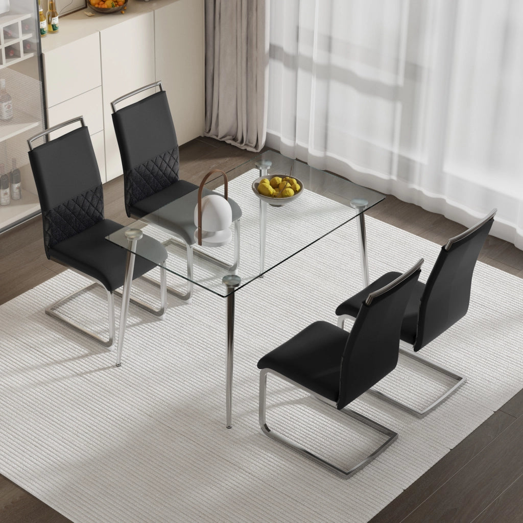 SEDIA Ergonomica 42x45 cm Nero in metallo, PU e lino