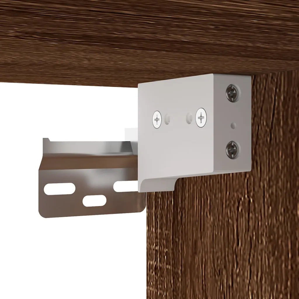 Mobile TV a Parete | Armadietto TV | Mobile Porta TV Rovere Marrone 40x34,5x60 cm