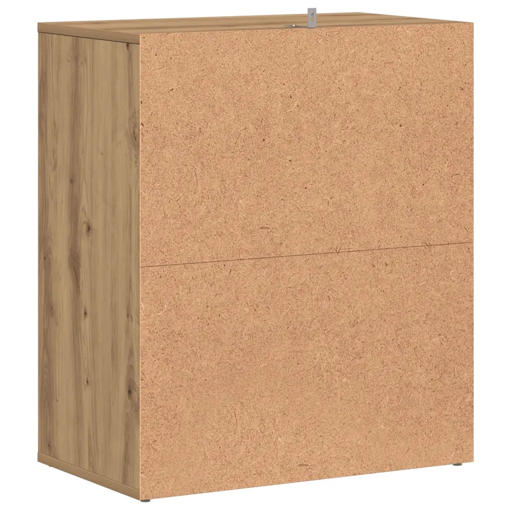 vidaXL Scarpiera Rovere Artigianale 60x35x70 cm in Legno Multistrato