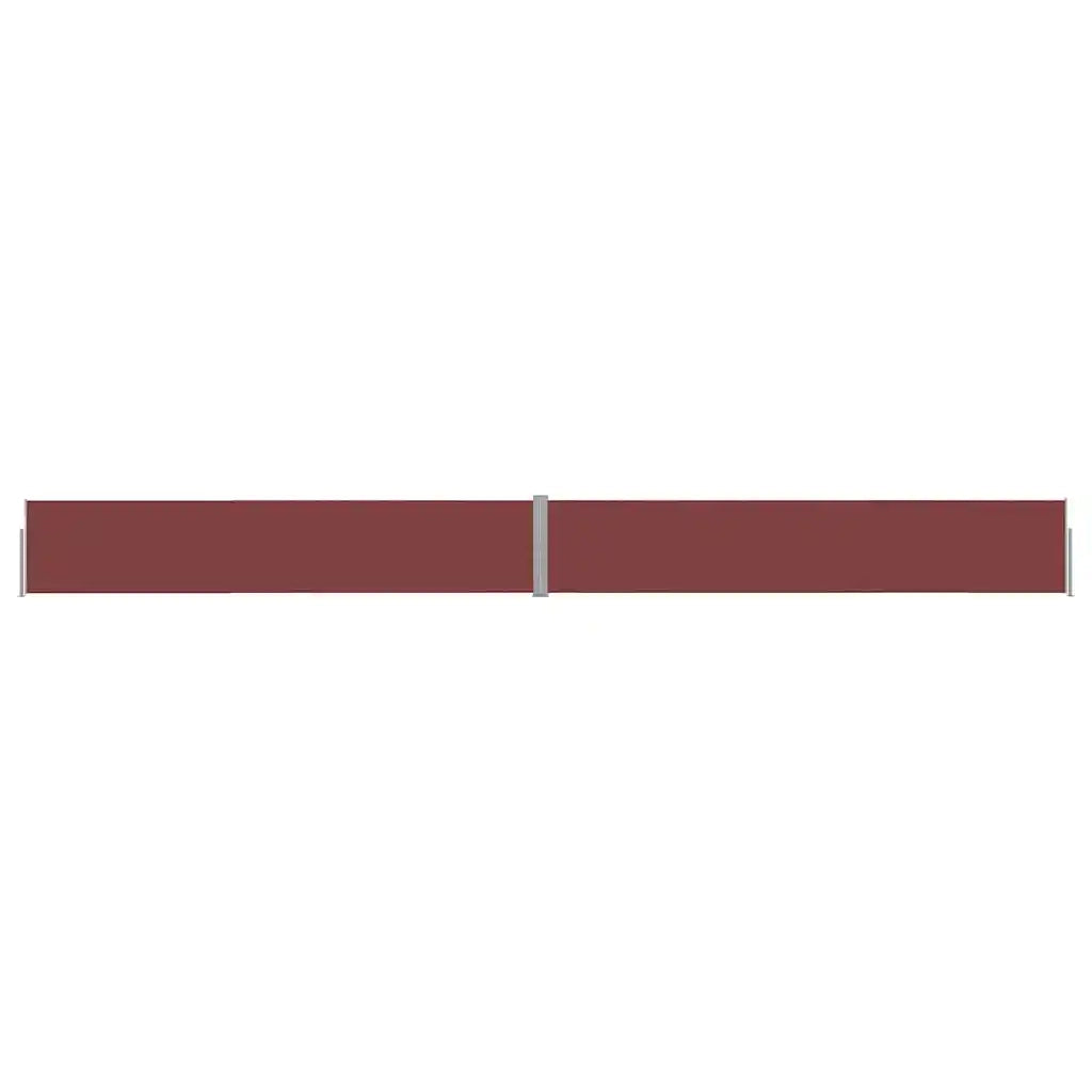 Tenda Laterale Retrattile per Patio 140x1200 cm Marrone