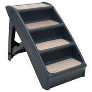 Scala per Cani Pieghevole con 4 Gradini Grigio Scuro CFW2553754