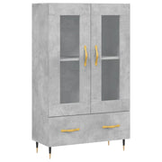 Buffet credenza cassettiera mobiletto mobile contenitore organizer cucina soggiorno salotto alto 69,5 x 31 x 115 cm legno ingegnerizzato grigio 02_0034481