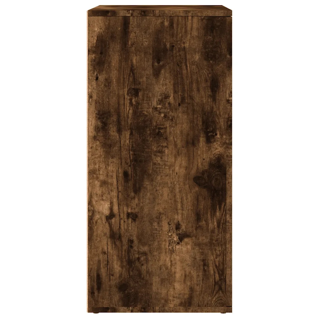 Credenze 2 pz | Madia | Buffet da pranzo | Armadio da pranzo Rovere Fumo 79x38x80 cm in Legno Multistrato