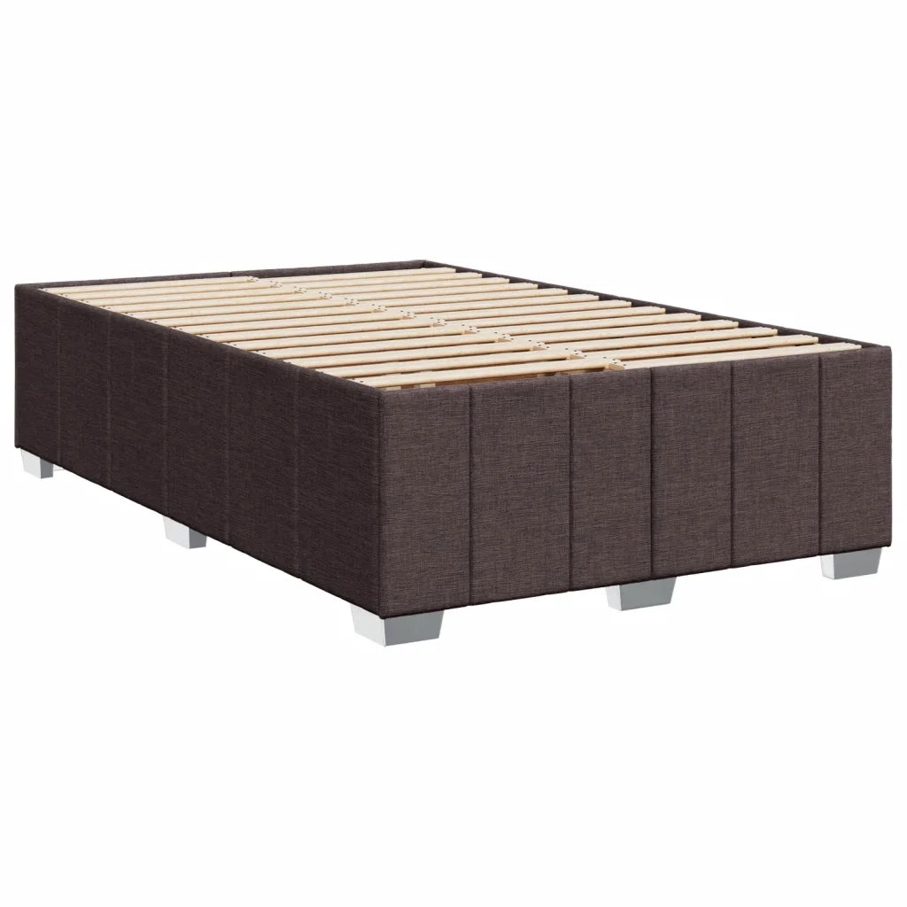 Giroletto senza Materasso Marrone Scuro 120x200 cm Tessuto 3284828