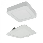 Downlight LED quadrato 12W CCT 2 in 1 bianco Ecolight