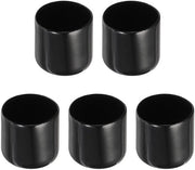 Kit di protezione per estremità 5 pezzi - Protezione per avvolgimento a spirale - Protezione per tubi - Nero - 31 mm di diametro interno - Resistenti alle abrasioni e elastiche