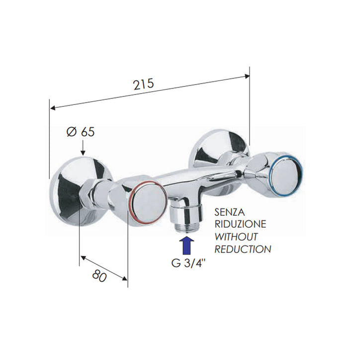 Rubinetto esterno doccia - serie 1000-2000