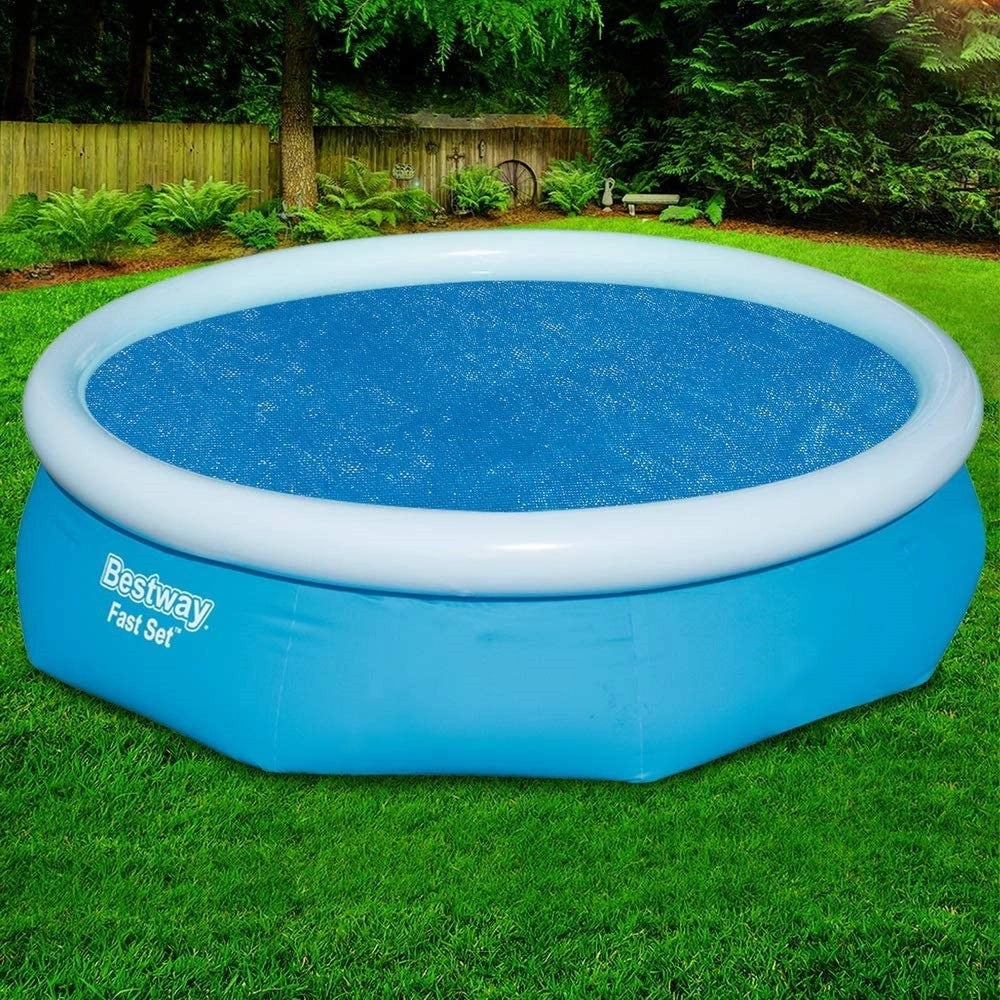 Trade Shop - Telo Termico Rotondo Copertura Solare Per Piscine Fuori Terra Da 305 Cm 58241 -