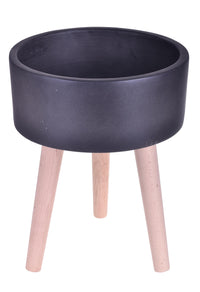 Vaso con Gambe Faggio Misure 35x45 cm