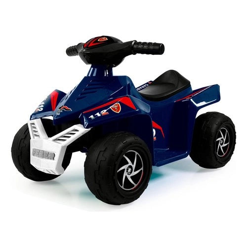 Moto elettrica feber fen39000 carabinieri quad 6v blu scuro