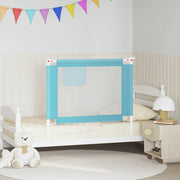 Sponda Letto di Sicurezza per Bambini Blu 100x25 cm in Tessuto 10208