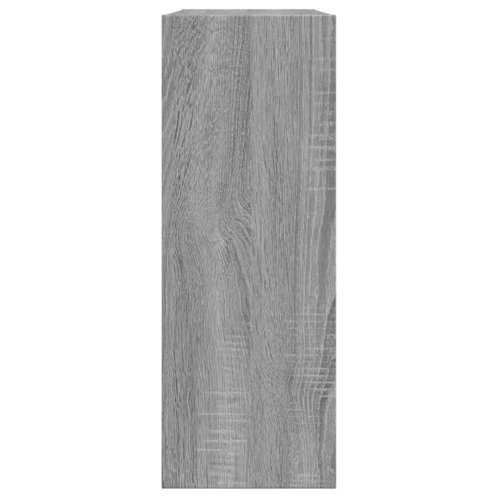Scarpiera mobile contenitore per scarpe mobile per ingresso/corridoio/soggiorno design Sonoma 80 x 21 x 57 cm legno ingegnerizzato grigio 02_0022095