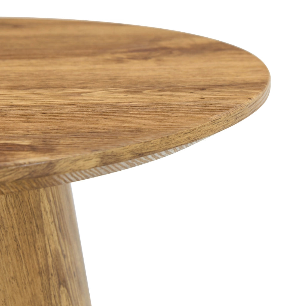Tavolino rotondo 50x50x48 cm; portata fino a 120 kg; in MDF; naturale