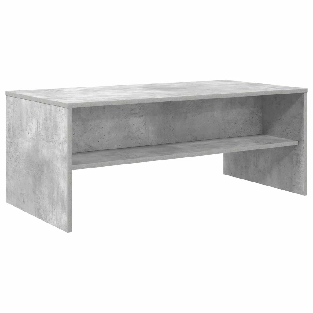 Tavolino da salotto Grigio cemento 100 x 50 x 40 cm 8000287