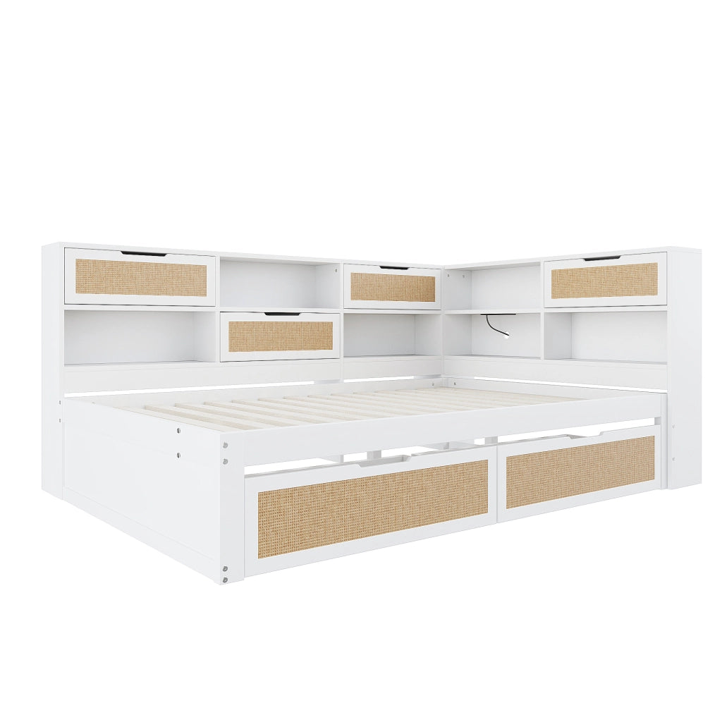Divano letto multifunzione MDF 140x200 cm