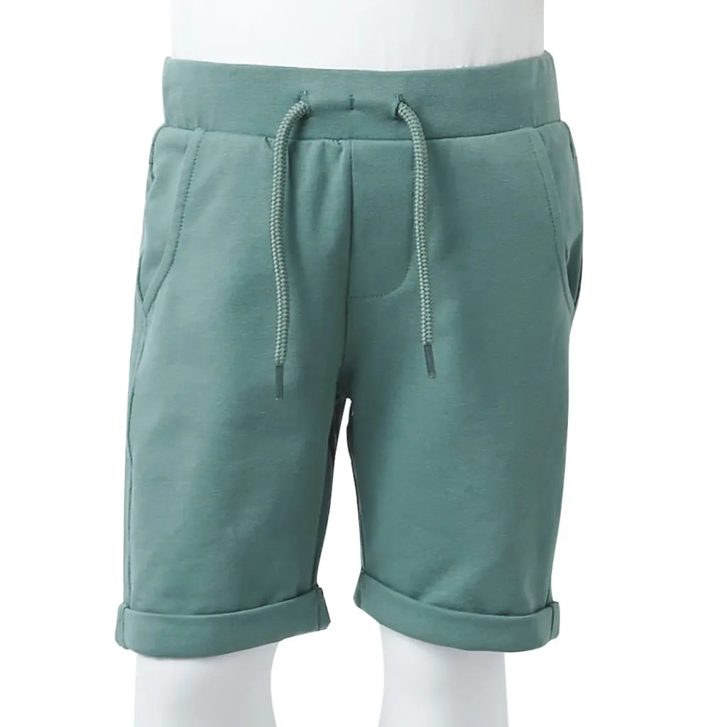 Pantaloncini per Bambini con Coulisse Petrolio Antico 140 CFW5283604