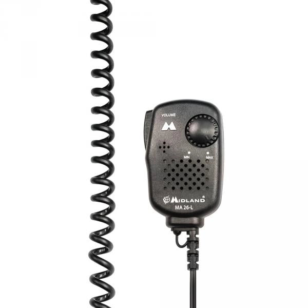 Microfono/auricolare Midland 2 pin MA26-L C515.01