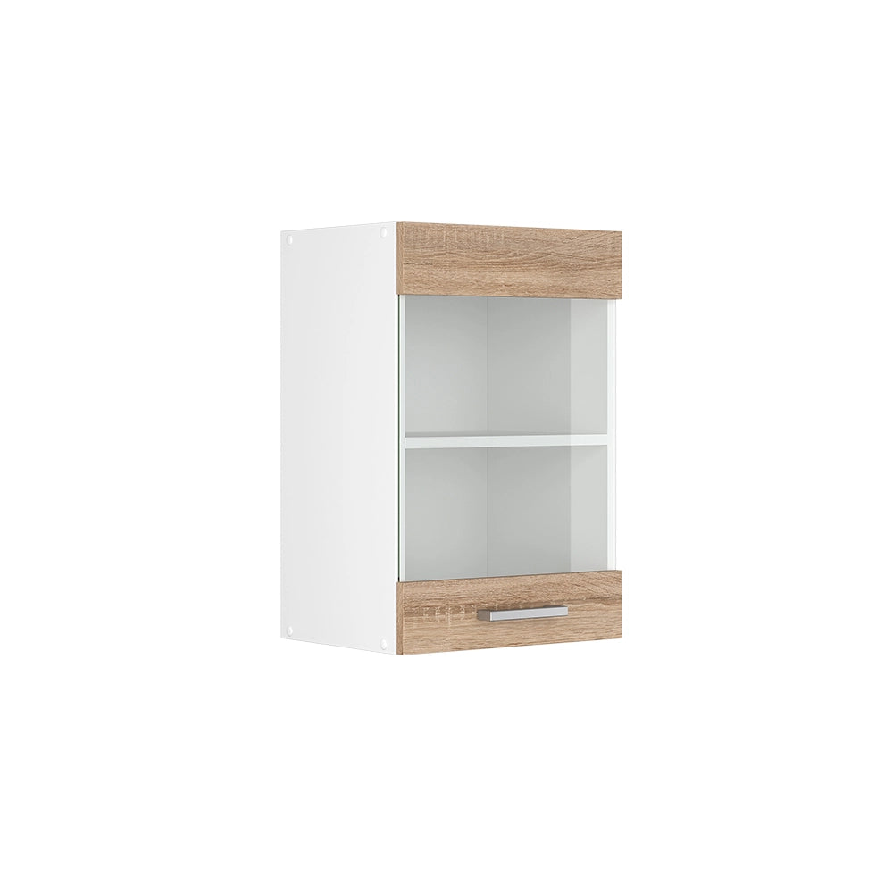 Vicco Frontale cucina Sonoma 39.6 x 59 cm frontale del mobile per pensile con vetro