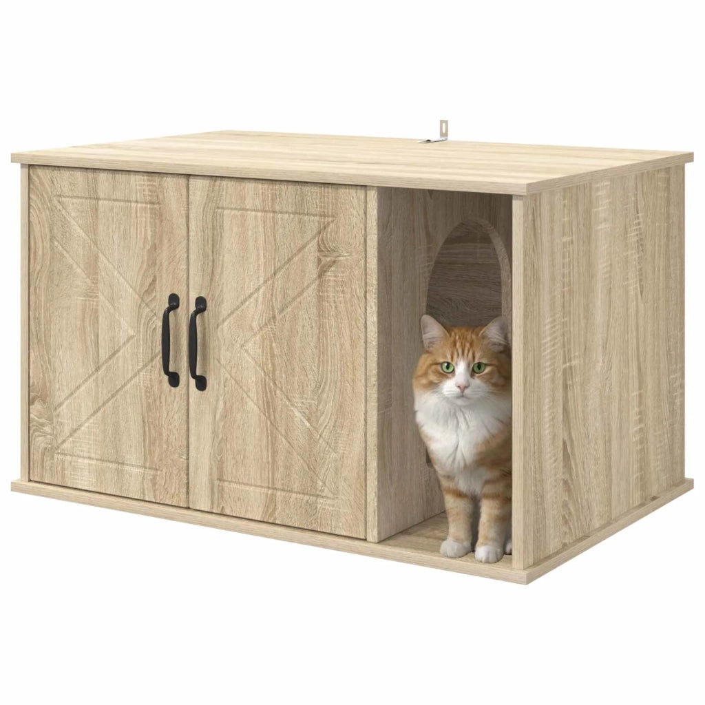 Casa per Gatti Sonoma 85 x 55 x 50 cm Legno multistrato