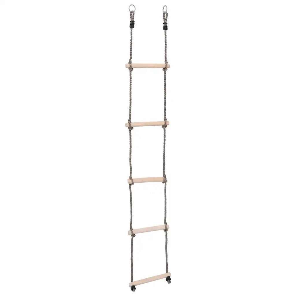 Scala a 5 Gradini 210 cm in Legno Massello di Pino 93150