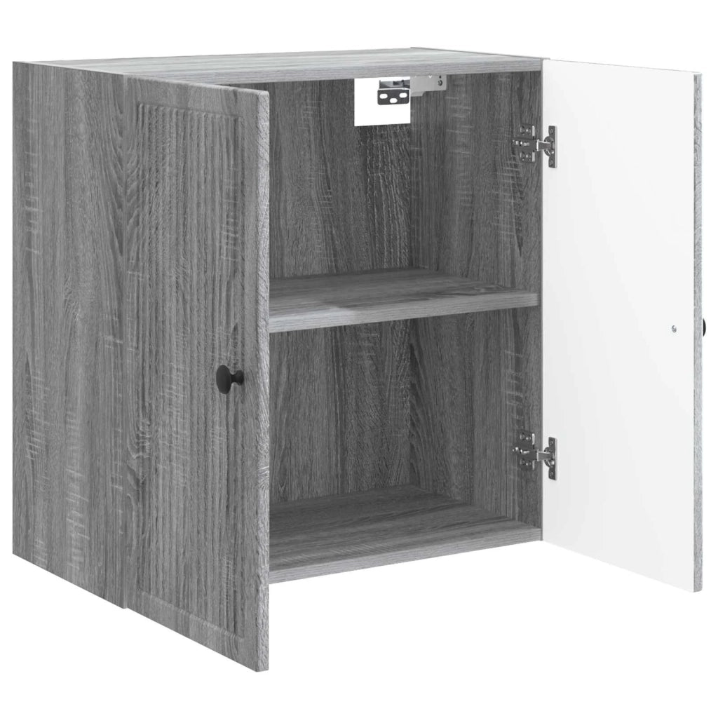 Mobiletto a muro Sonoma grigio 59 x 31 x 60 cm 897901