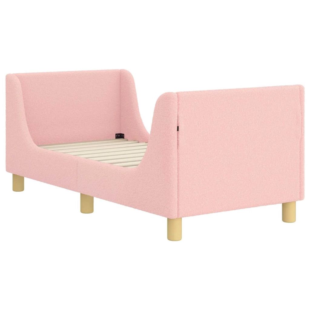 Struttura letto per bambini con testata Rosa 70 x 140 cm