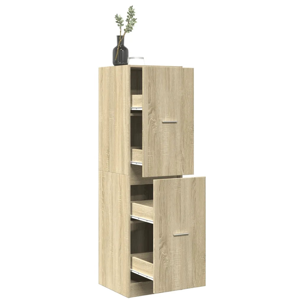 Armadietto da Farmacia Rovere Sonoma 40x41x144,5 cm Truciolato 3309638