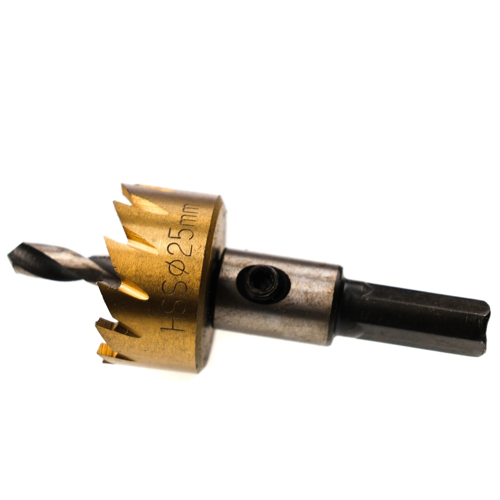 Set di Seghe a Tazza per Metallo, Legno e Acciaio – 5 Pezzi (16-30mm) | HSS Rivestito in Titanio | Precisione e Durata